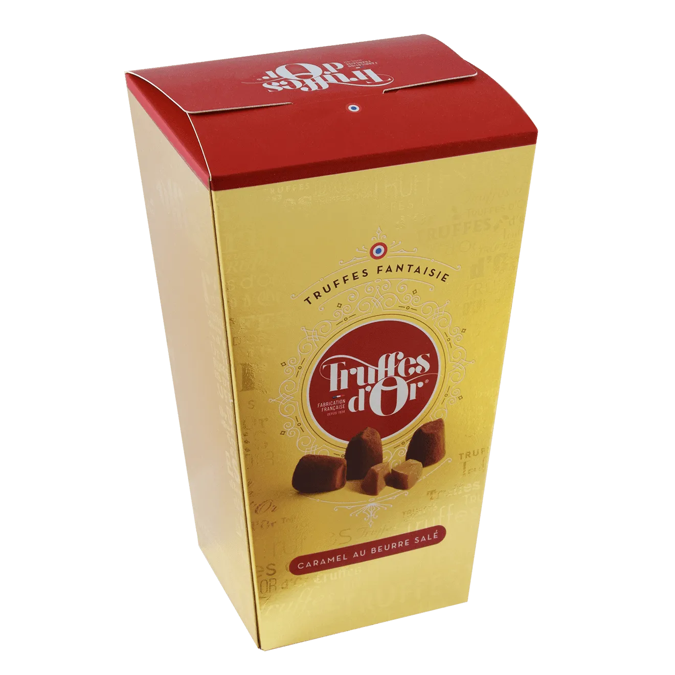 Mathez Truffe d'or étui truffes fantaisie 200g doré