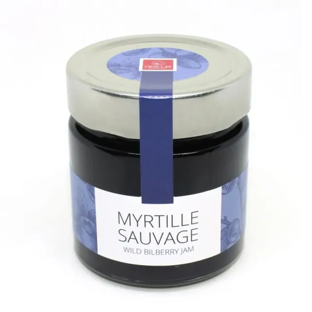 Des Lis Chocolat confiture myrtille sauvage 300 g fruitée