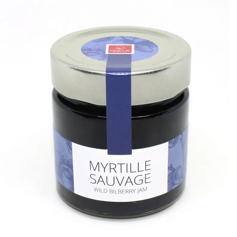 Des Lis Chocolat confiture myrtille sauvage 300 g fruitée