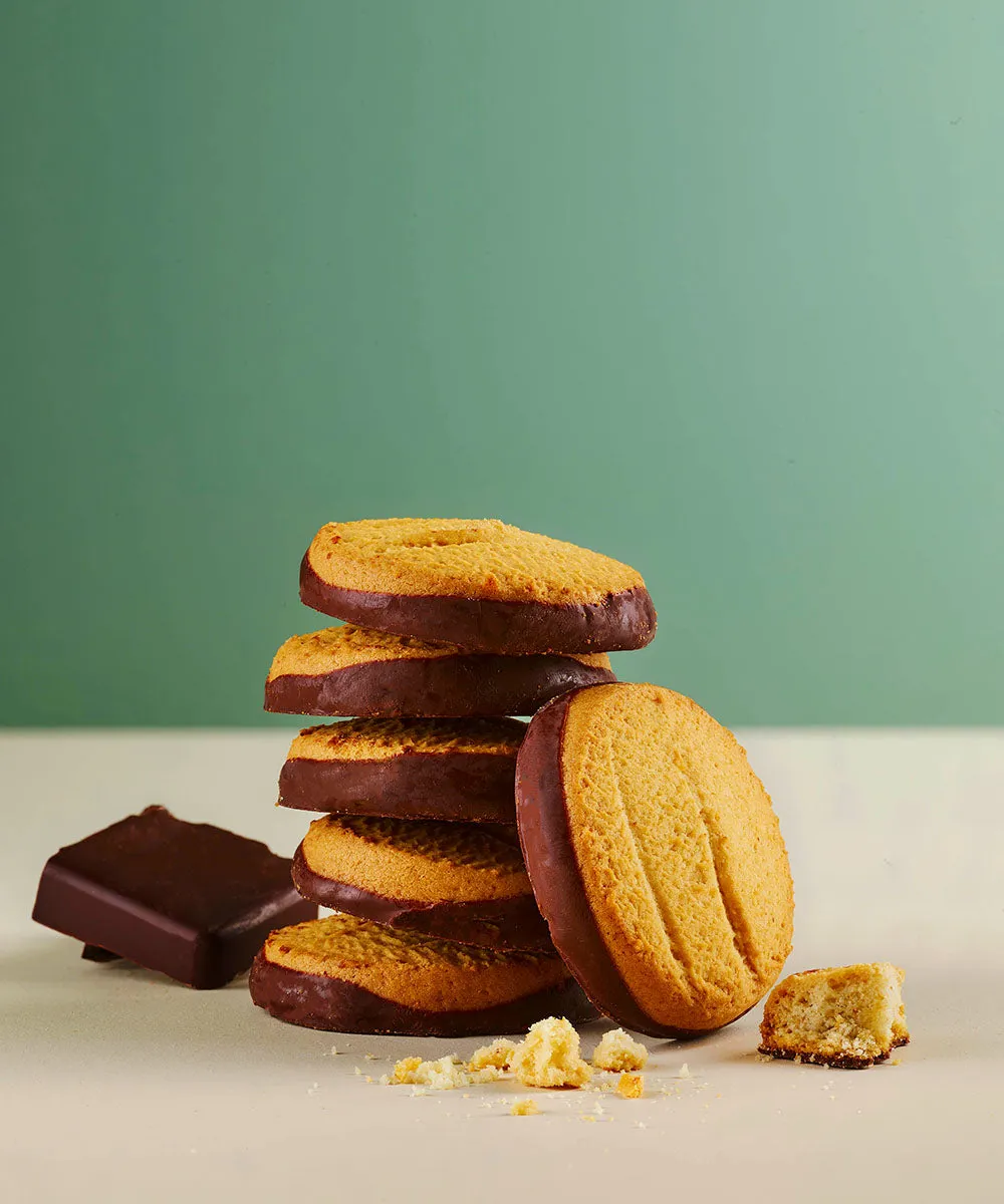 Belledonne Biscuit nappé chocolat noir bio vrac 1,5 kg