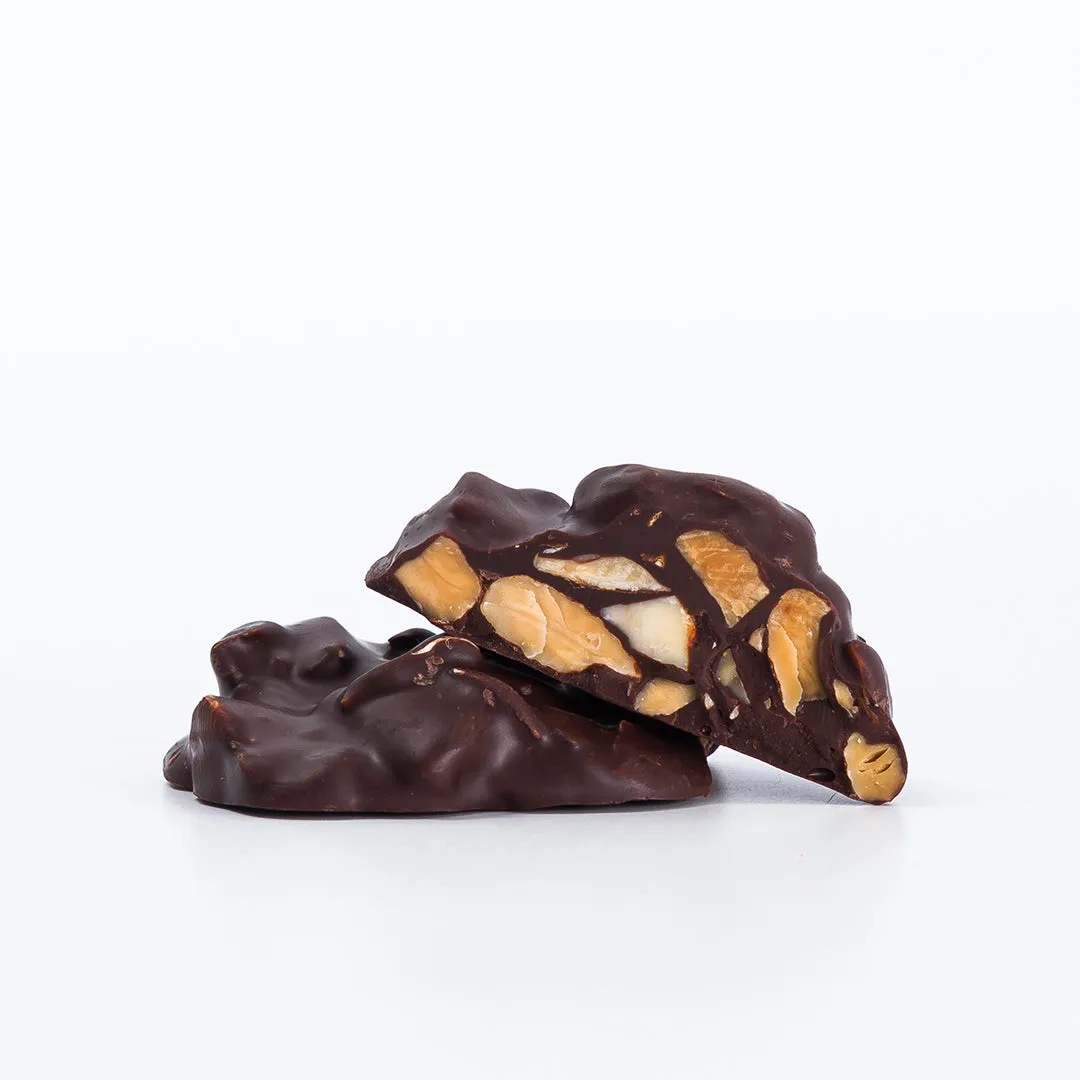 Plaq Kamili Rochers Noir Amandes rochers chocolat