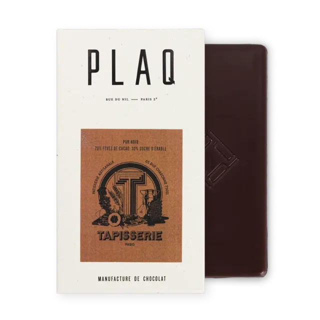 Plaq Noir Maya Mountain Sucre Érable tablette 70%