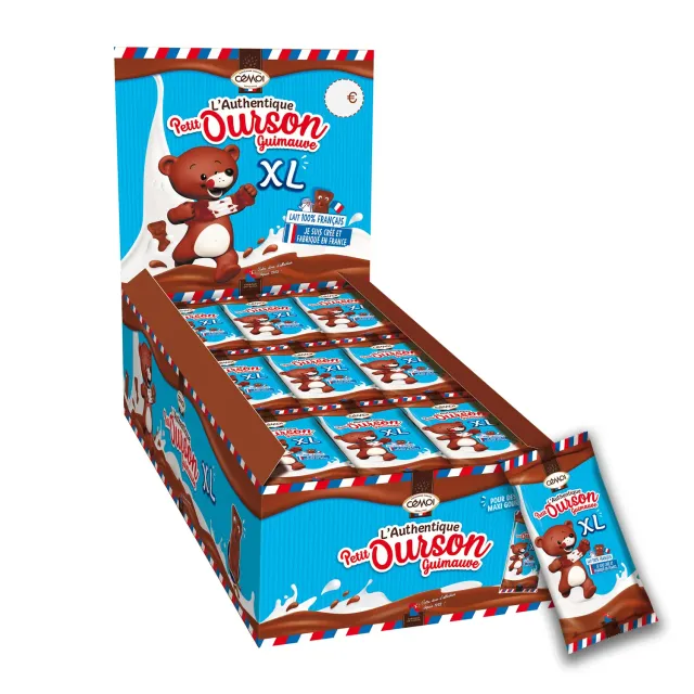 Cémoi Petit Ourson ourson guimauve lait XL 27 pièces moelleux