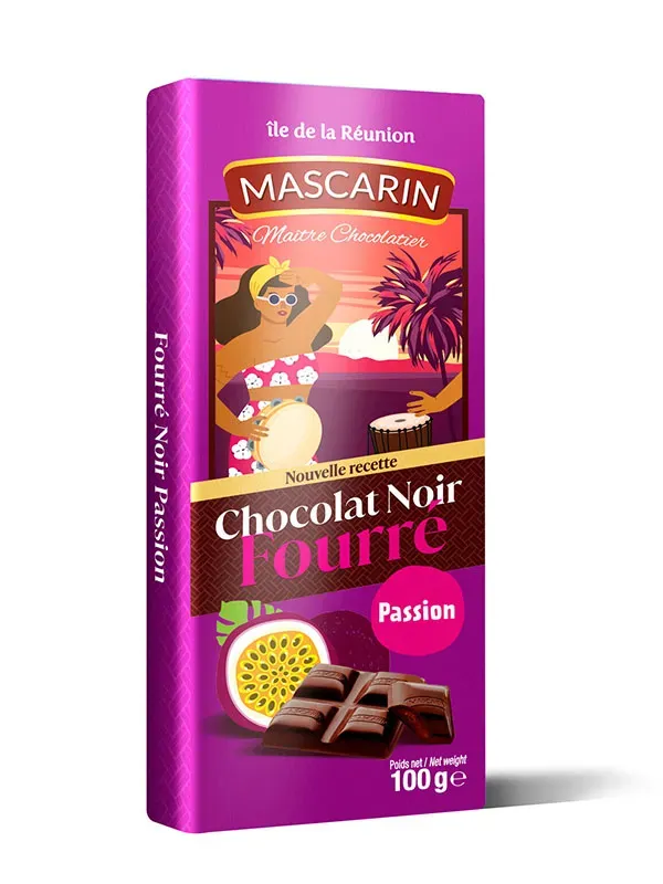 Mascarin Fourrés passion chocolat noir fourré