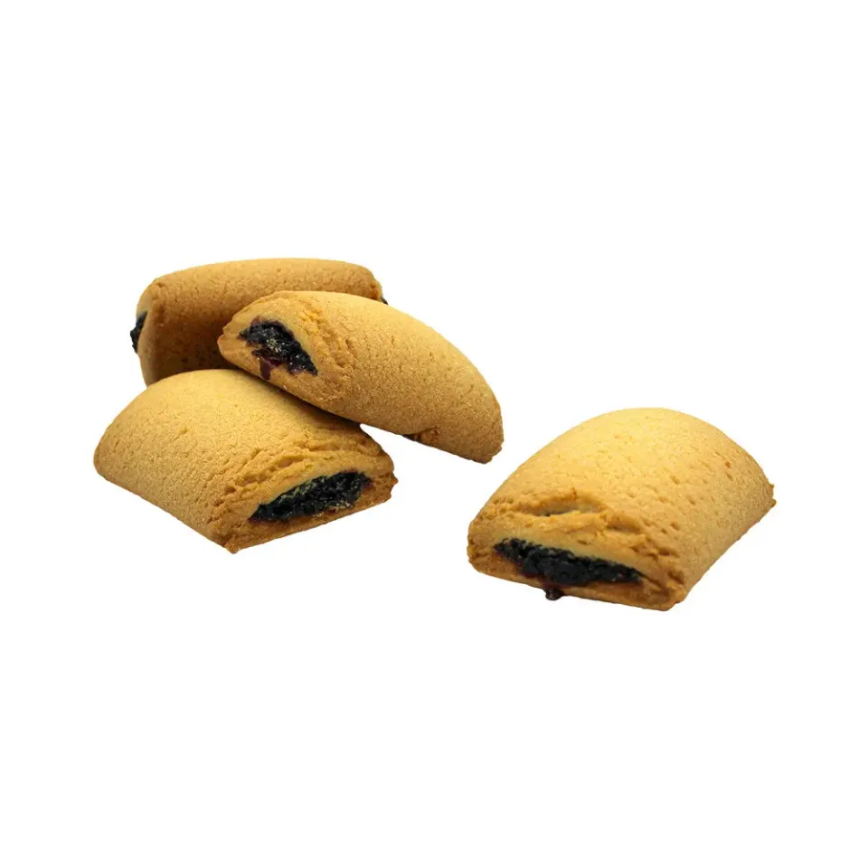 Belledonne Mini Croc' Myrtille biscuit sablé vrac 1,5 kg fourré