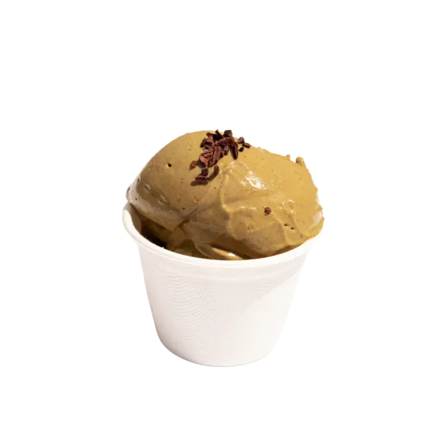 Plaq sorbet pistaches Bronte glace artisanale