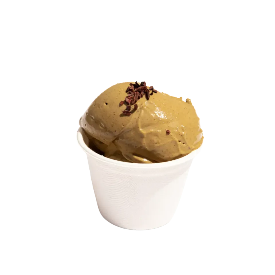 Plaq sorbet pistaches Bronte glace artisanale