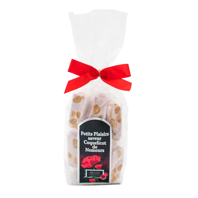 Des Lis Chocolat Coquelicot de Nemours nougat 125g tendre