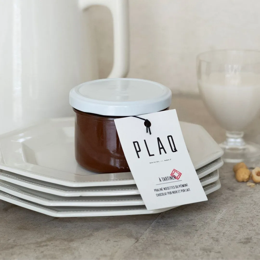 Plaq pâte à tartiner chocolat noisettes pot