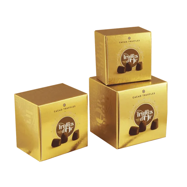 Mathez Truffe d'Or Attaque ballotin truffes fantaisie dorées
