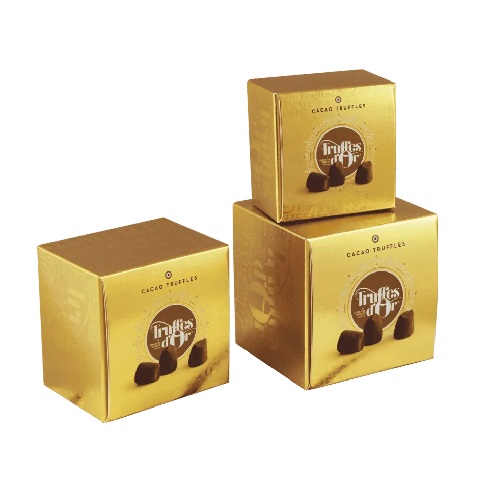 Mathez Truffe d'Or Attaque ballotin truffes fantaisie dorées