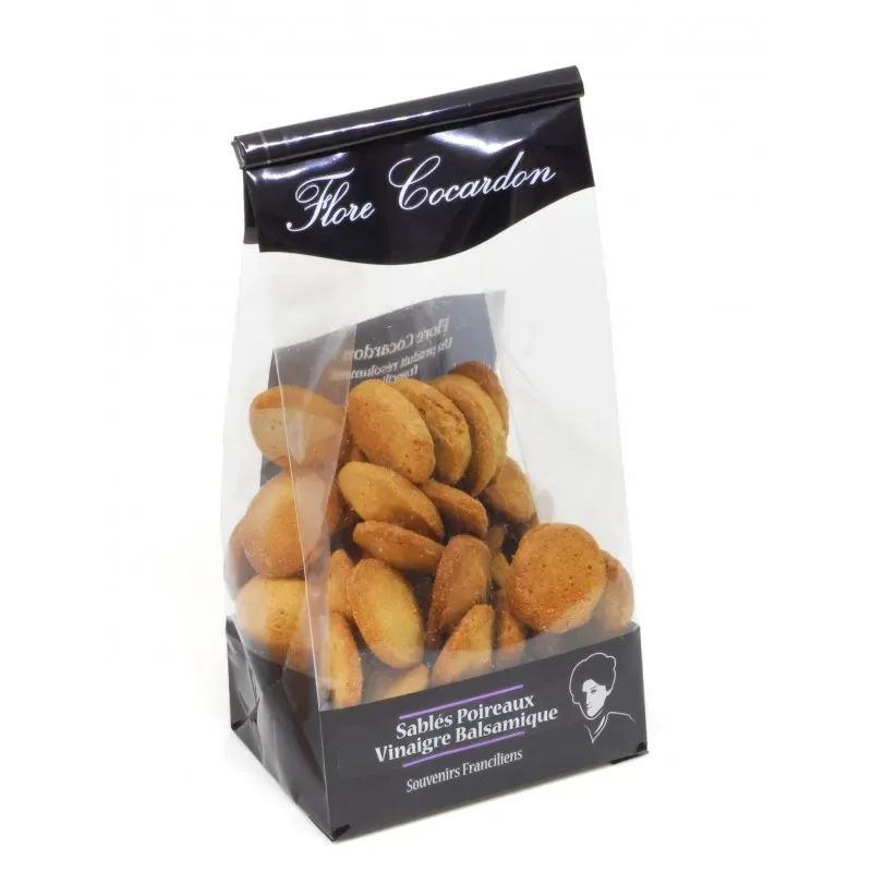 Des Lis Chocolat sablés poireaux balsamique 200g apéro