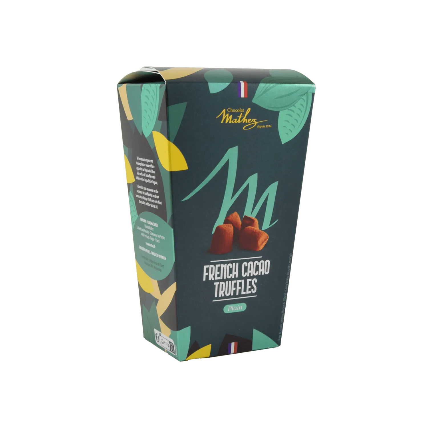 Chocolat Mathez Cocoa Box truffes cacao 250g fantaisie