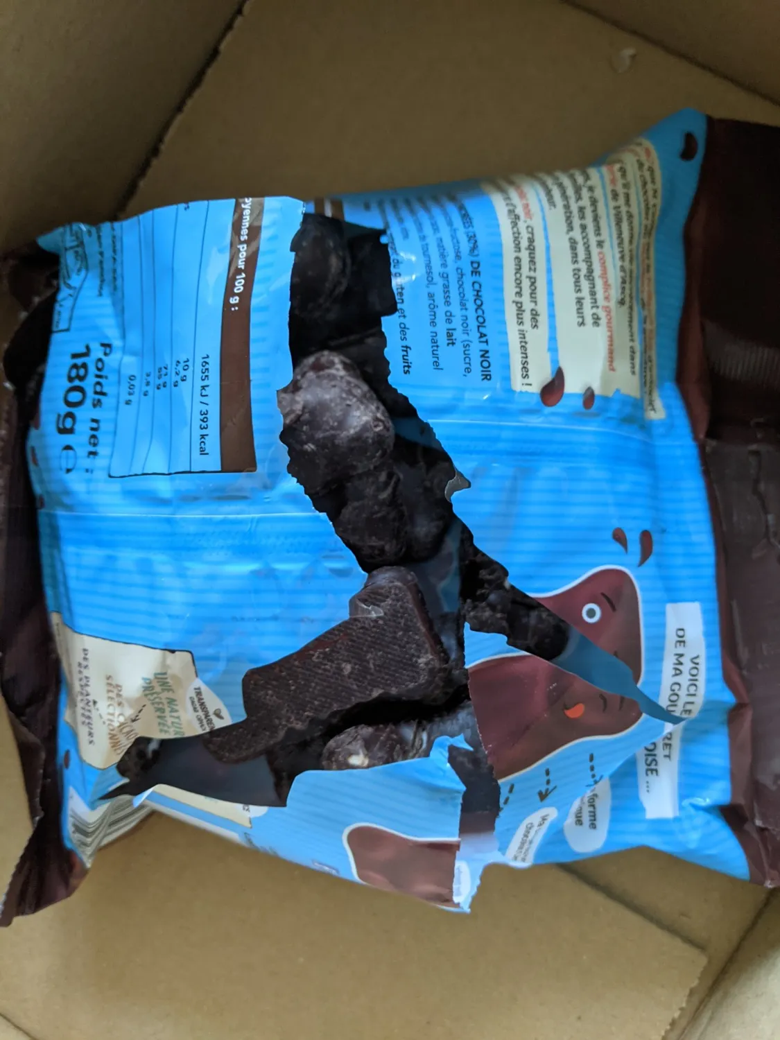 Cémoi Petit Ourson guimauve chocolat noir 180g moelleux