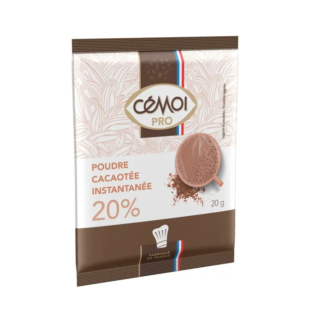 Cémoi Dosette poudre cacaotée 4 kg 20% cacao