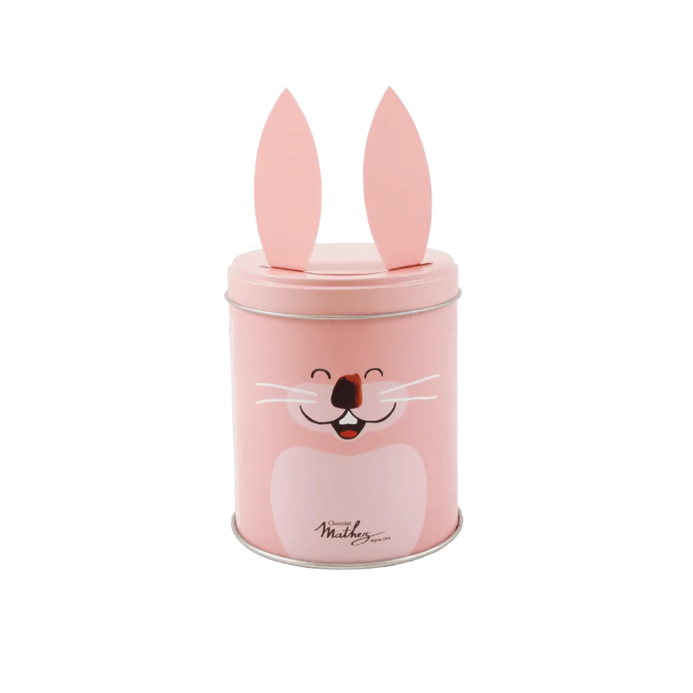 Chocolat Mathez Animaux boîte truffes 100g métal