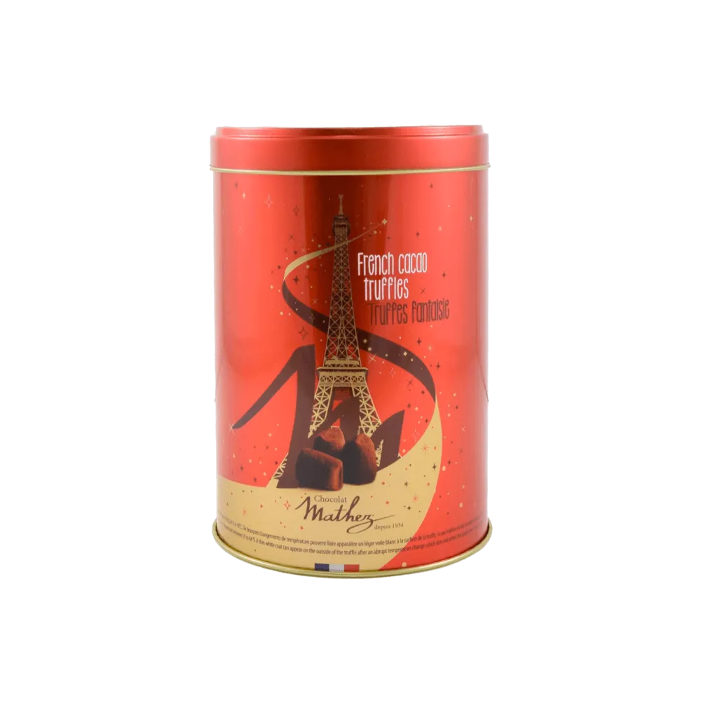 Chocolat Mathez Star truffes fantaisie 500 g boîte métal
