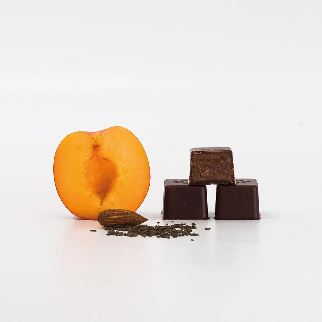 Plaq Bonbons Fruits Thé pralinés amandes coffret