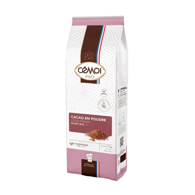 Cémoi poudre de cacao rouge 1 kg pâtissière