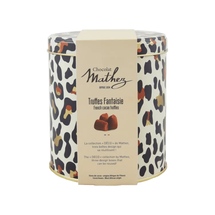 Chocolat Mathez Truffes Fantaisie Deco boite 250g cacao