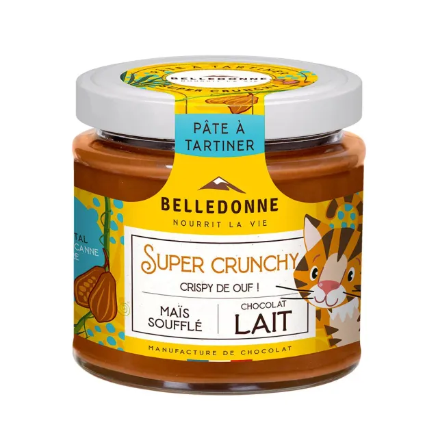 Belledonne Crunchy Noisette Cajou pâte à tartiner 300 g croustillante
