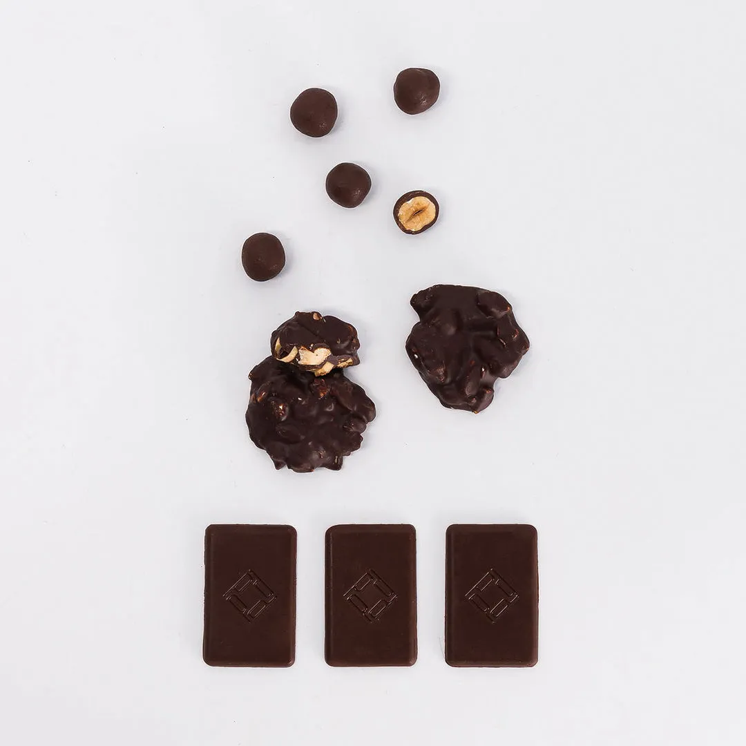 PLAQ Boîte Mix Artisan coffret chocolat noisette amande