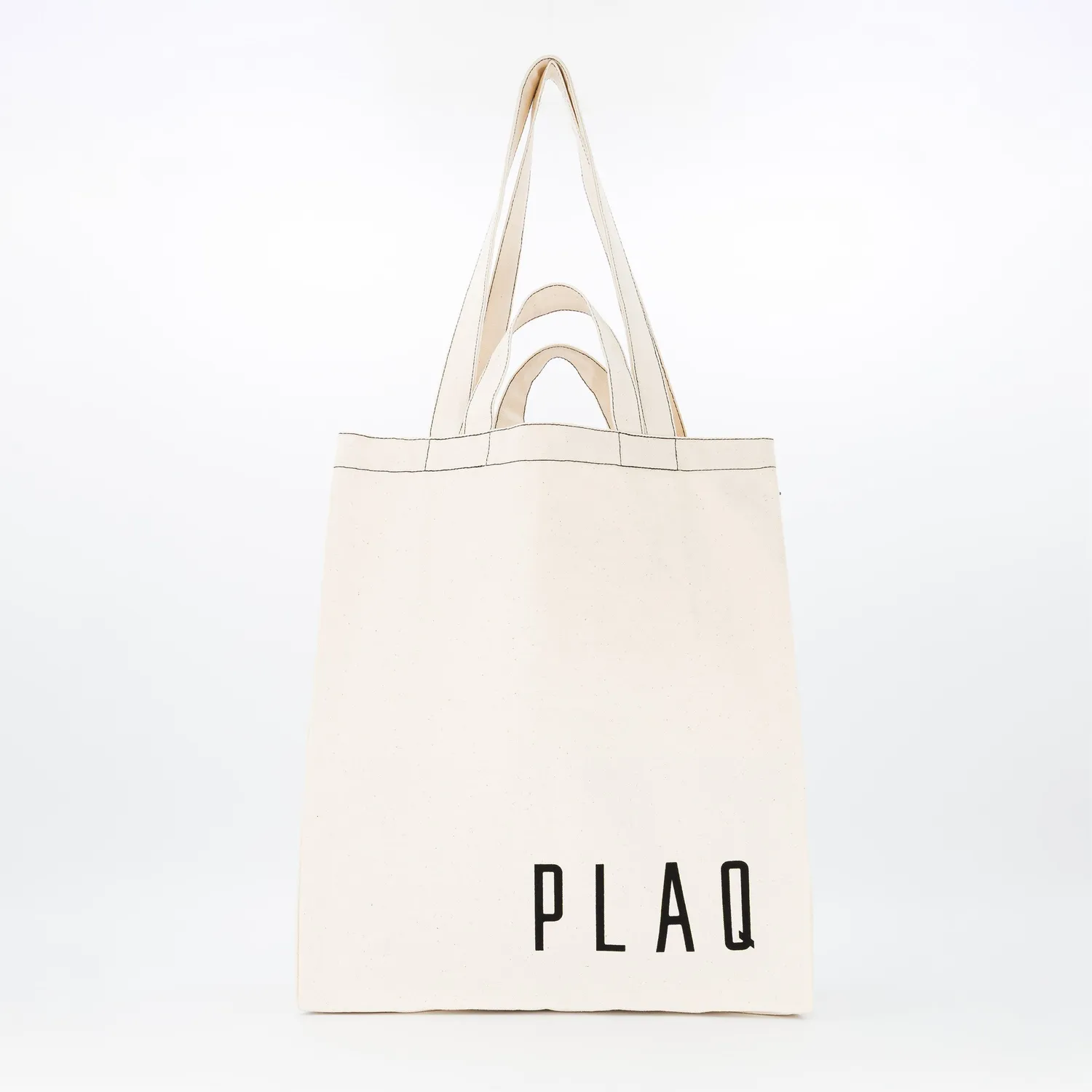 PLAQ Tote bag coton GOTS minimaliste réutilisable