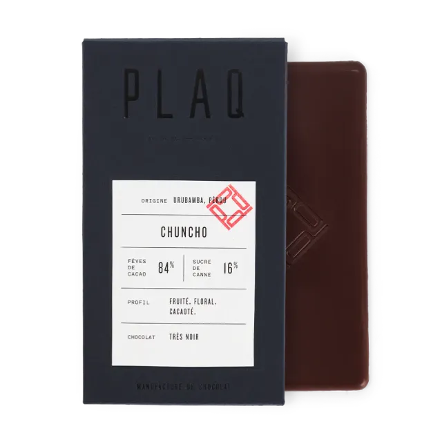 PLAQ Très Noir Chuncho 84% tablette fruitée