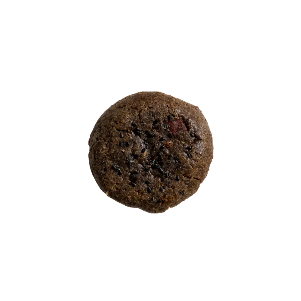 PLAQ Cookie sésame noir pépites Kamili