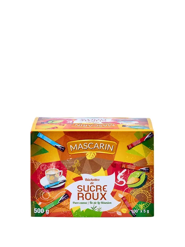 Mascarin Sucre roux stick 100x5g canne blonde