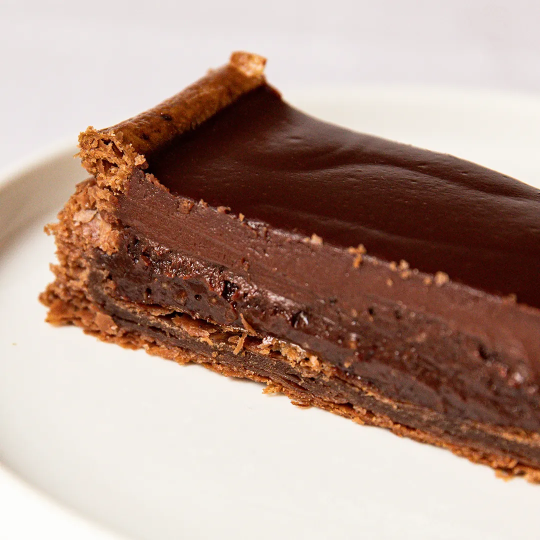 Plaq galette des Reines chocolat amande feuilletage cacao
