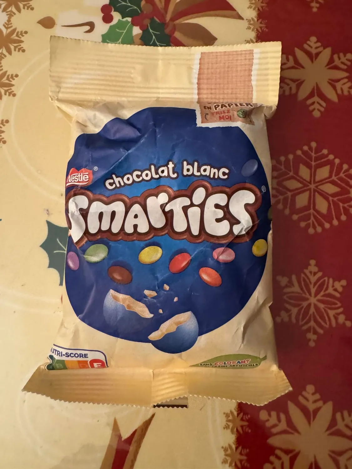 Smarties White billes chocolat blanc 250 g colorées