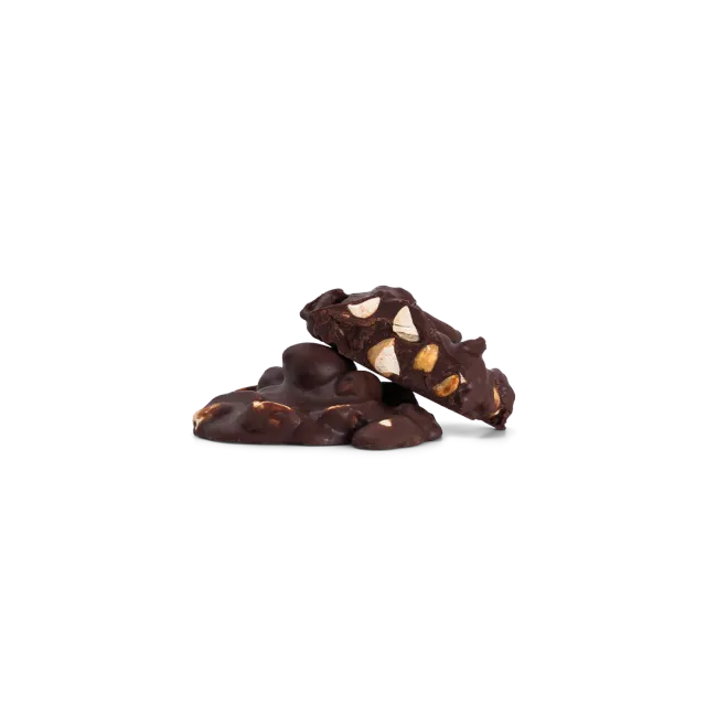 Plaq rochers lait cacahuètes chocolat Idukki 58%
