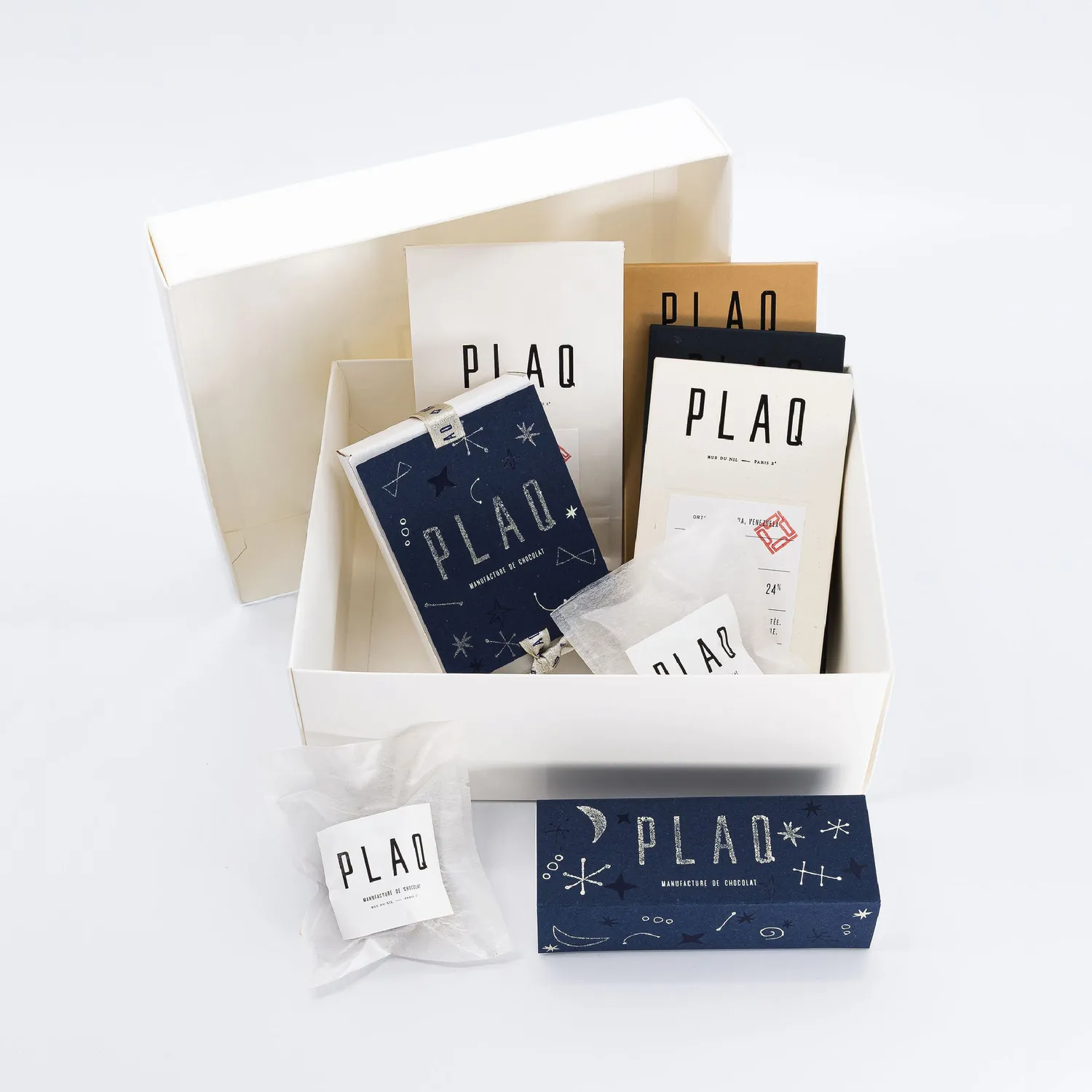 PLAQ Le Collectionneur coffret chocolat assortiment