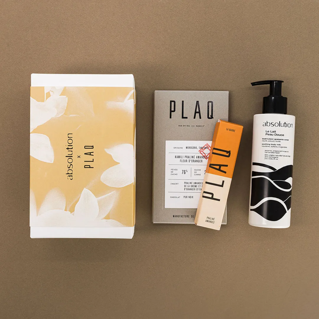 PLAQ x Absolution coffret printanier temps pour soi édition limitée