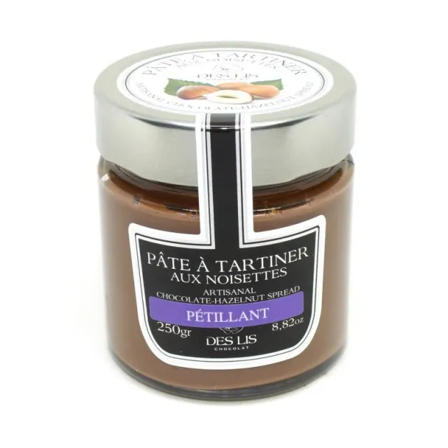 Des Lis Chocolat pâte à tartiner sucre pétillant 250g
