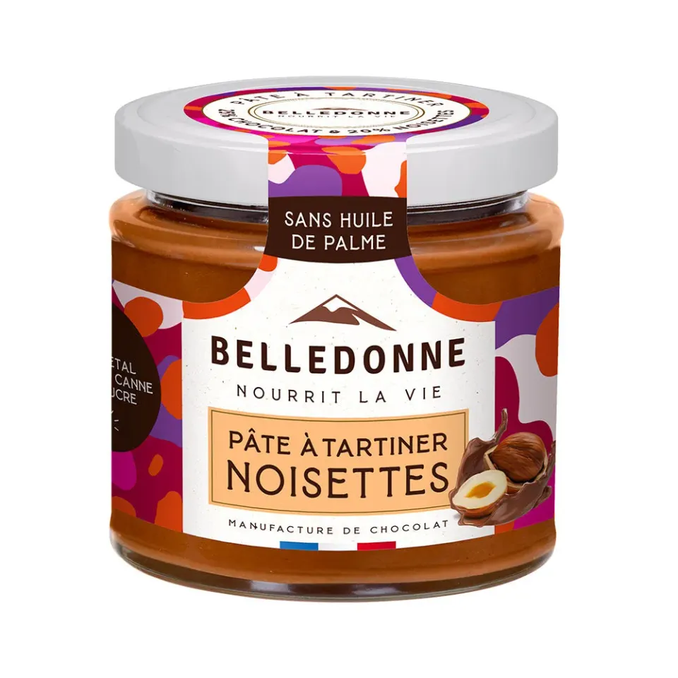 Belledonne Pâte à Tartiner Noisettes 20% 300 g