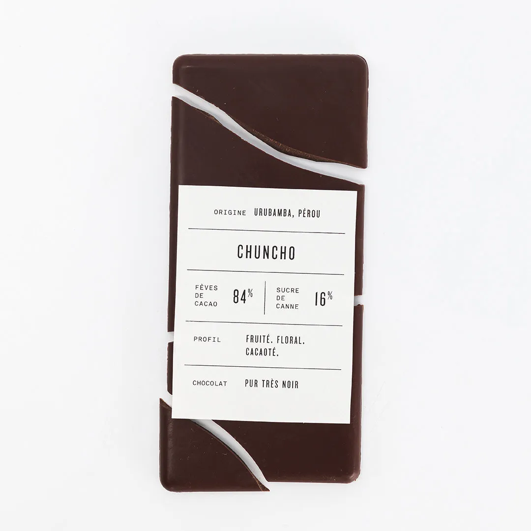 PLAQ Très Noir Chuncho 84% tablette fruitée