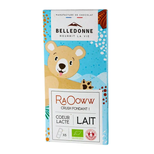 Belledonne Enfant Lait Cœur Lacté Tablette 80 g Lacté