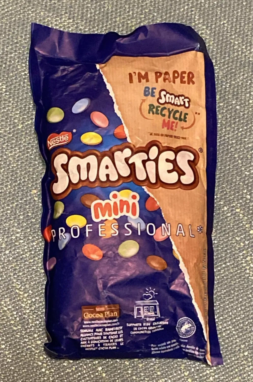 Smarties Mini topping chocolat au lait 500g dessert coloré naturel