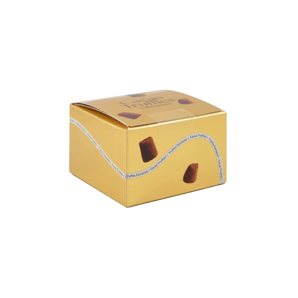 Chocolat Mathez Attaque Or ballotin truffes fantaisie doré