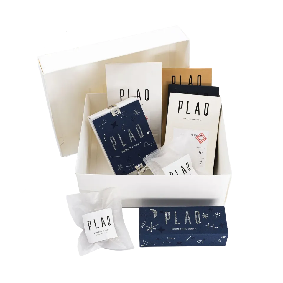 PLAQ Le Collectionneur coffret chocolat assortiment