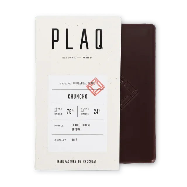 PLAQ Chuncho 76% tablette noir fruité
