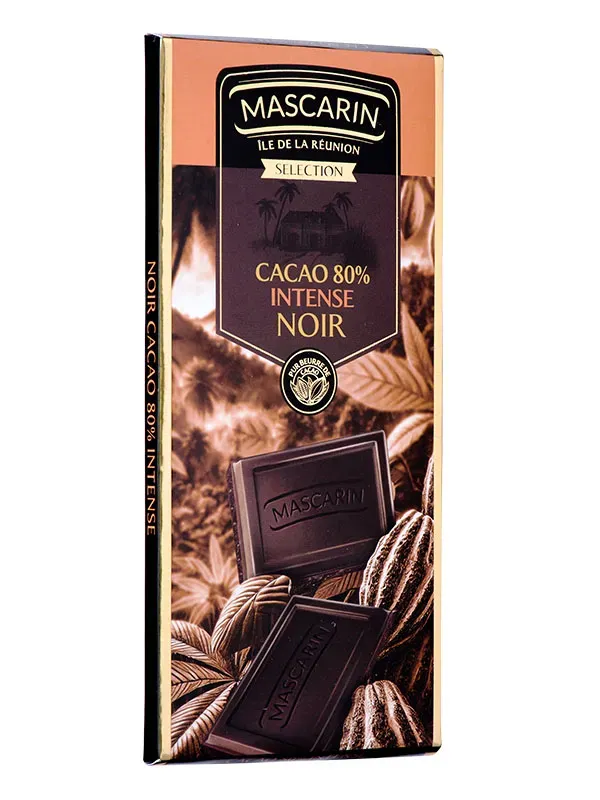 Mascarin Sélection 80% tablette chocolat noir intense