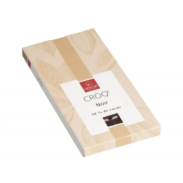 Des Lis Chocolat Noir 58% tablette 100g cacao