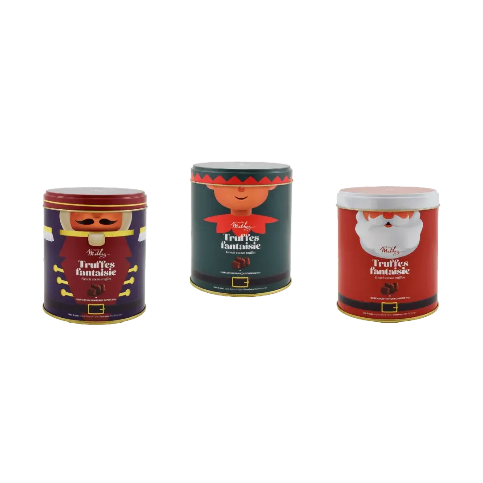 Chocolat Mathez Christmas Team boîte truffes 250g Noël