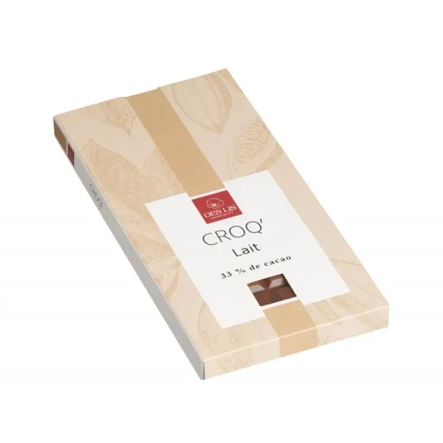 Des Lis Chocolat Tablette Lait 33% chocolat 100g doux