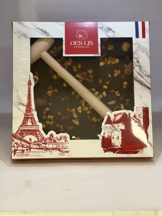 Des Lis Chocolat plaque à casser chocolat noir 250 g intense