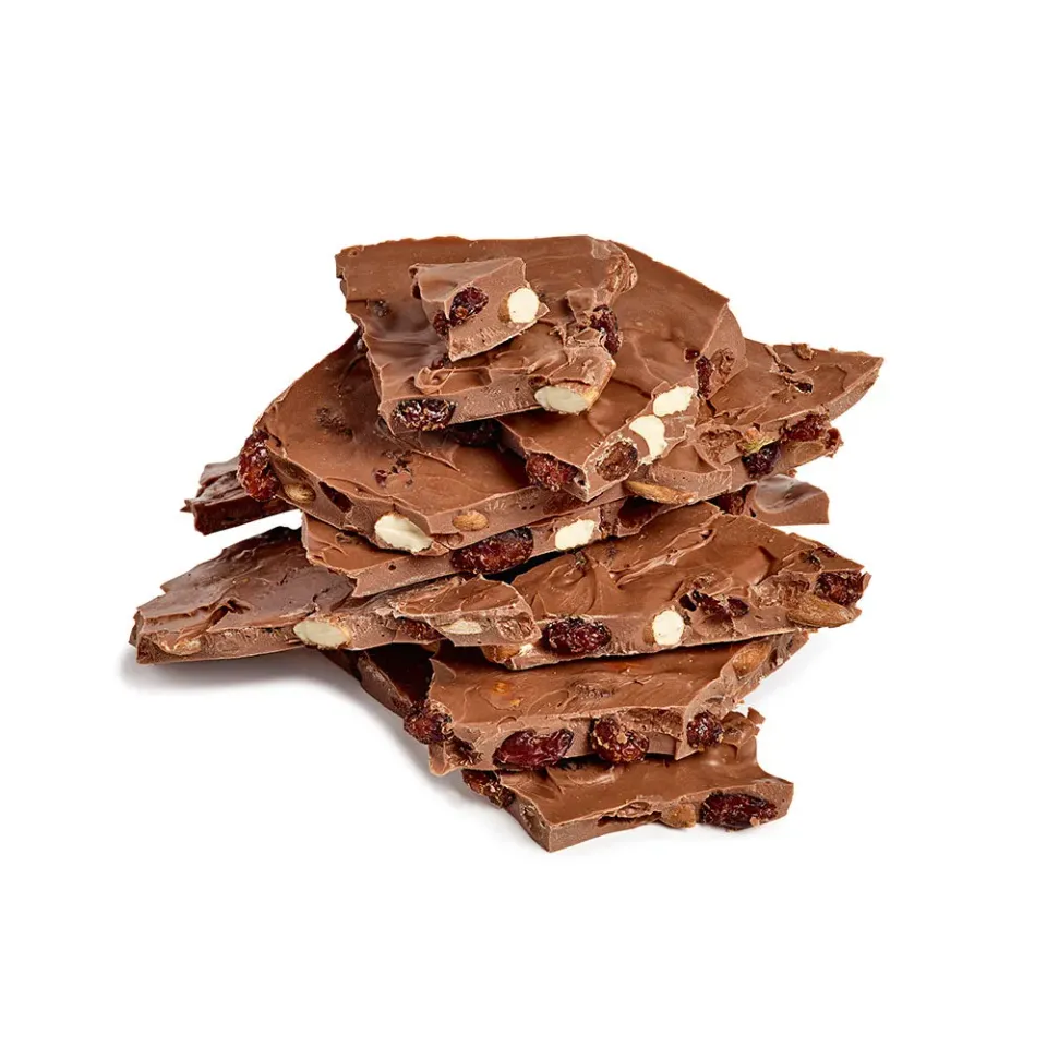 Belledonne Plaque à casser chocolat lait noisettes 1,5 kg bio
