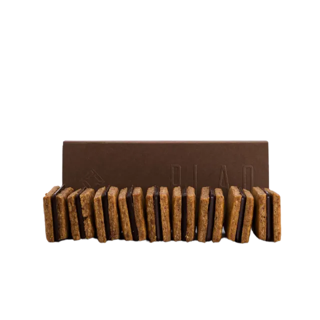 Plaq Sando sablés chocolat grande boîte amandes
